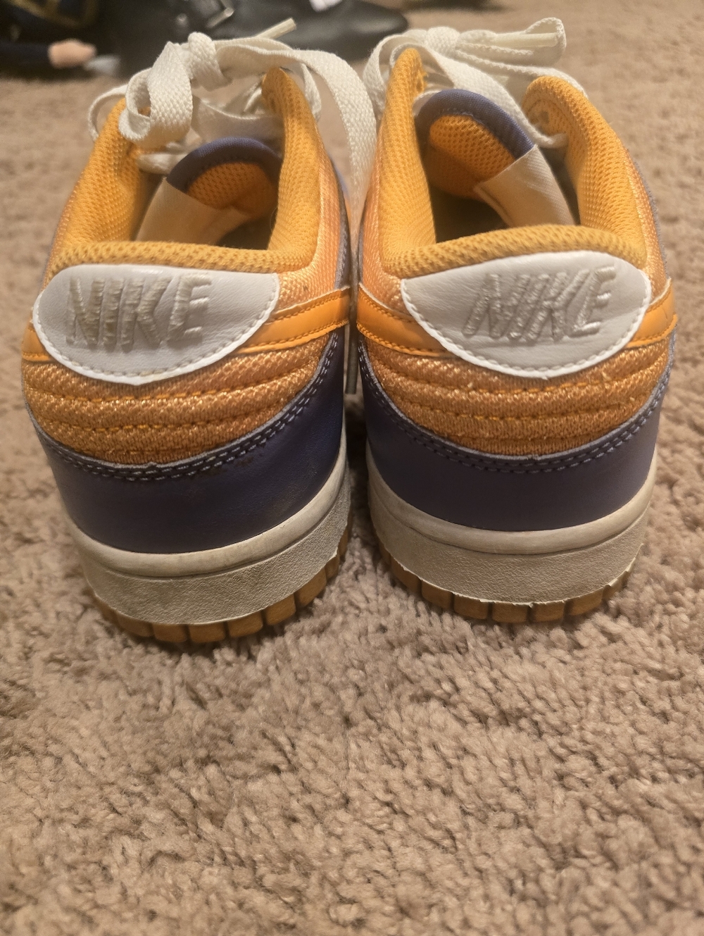 Nike Dunk 317813-581 Low Purple / Melon Womens Size 9.5 RARE Air Grail Skate - Picture 9 of 9